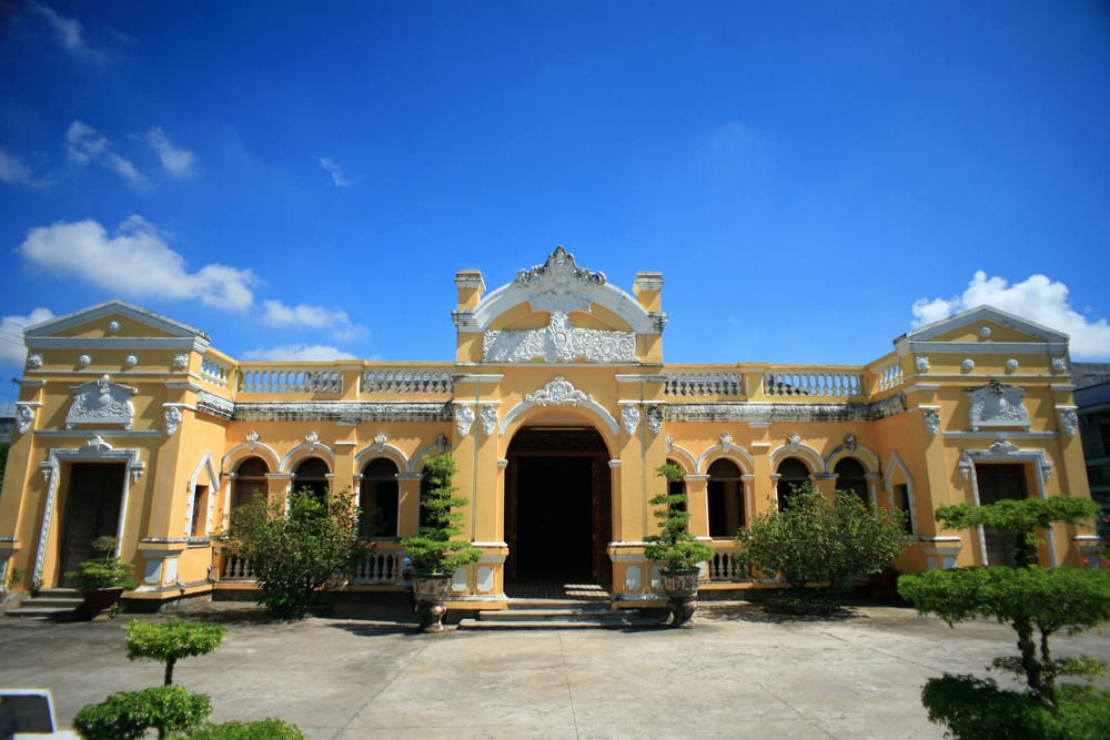 Nét kiến trúc đặc sắc của nhà Đốc Phủ Hải ở Gò Công